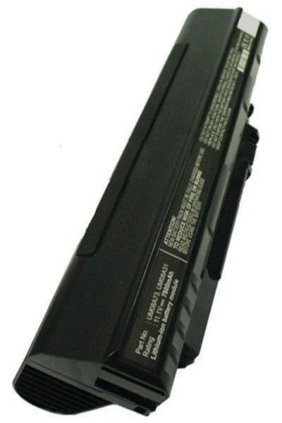 Acer UM08A31 / LC.BTP00.017 / UM08A73 accu zwart (11.1 V, 7800 mAh, 123accu huismerk)  AAC00190 - 1