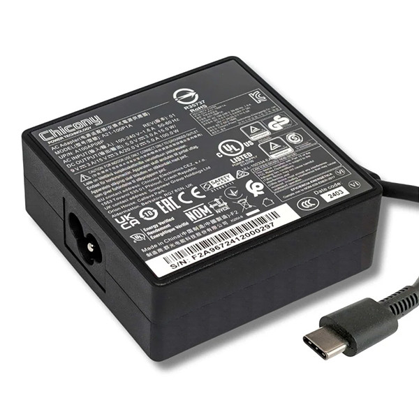 Acer USB-C 100W adapter (20 V, 5 A, 100 W, origineel)  AAC00927 - 1