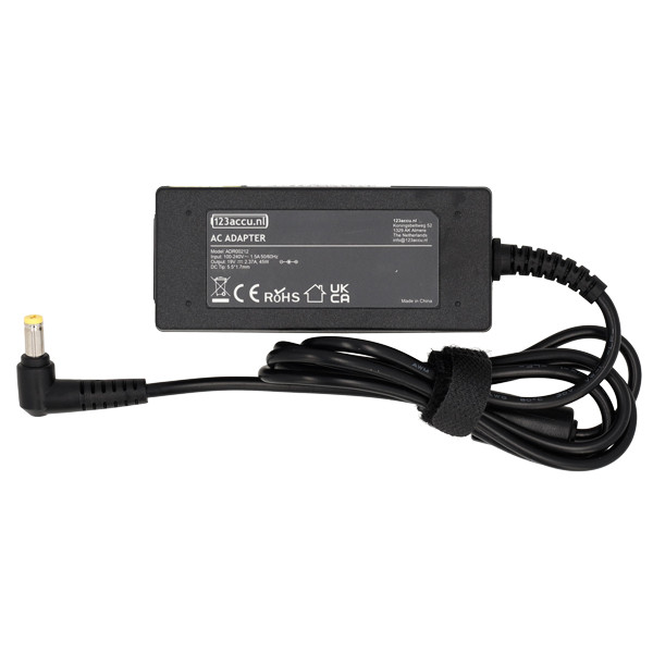 Acer adapter (19 V, 2.37 A, 45 W, 123accu huismerk) ADR00212 - 2