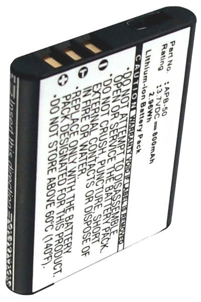 AgfaPhoto APB-50 / APB-50(ICP7/35/41) accu (800 mAh, 123accu huismerk)  AAG00006 - 1