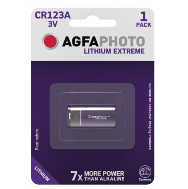 Agfaphoto CR123A / DL123A Lithium Batterij (10 stuks)  AAG00080 - 1
