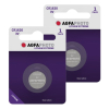 Agfaphoto CR1620 3V Lithium knoopcel batterij 2 stuks AAG00025 - 1