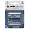 Agfaphoto LR14 / C Alkaline Batterij (2 stuks)