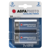 Agfaphoto Power LR20 / D Alkaline Batterij (2 stuks)