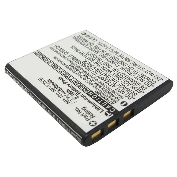 Aiptek NP-120 / NP-120DBA accu (3.7 V, 630 mAh, 123accu huismerk)  AAI00033 - 1