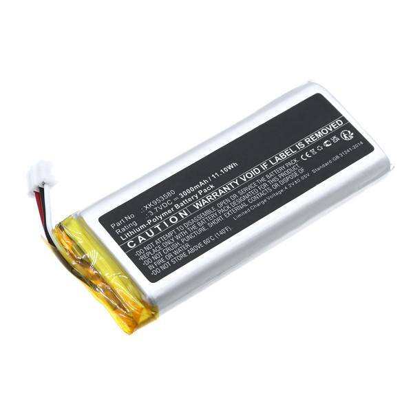 Ajax XK953580 accu (3,7 V, 3000 mAh, 123accu huismerk) AAJ00001 - 1
