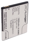 Alcatel CAB16D0003C1 / TLiB5AC / CAB16D0001C1 accu (1800 mAh, 123accu huismerk) AAL00014 - 1