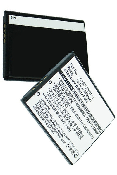 Alcatel CAB3120000C1 / BY42 / CAB3122001C1 accu (800 mAh, 123accu huismerk)  AAL00011 - 1
