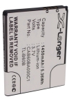 Alcatel CAB60BA000C1 / TLiB60B accu (1450 mAh, 123accu huismerk) AAL00013 - 1