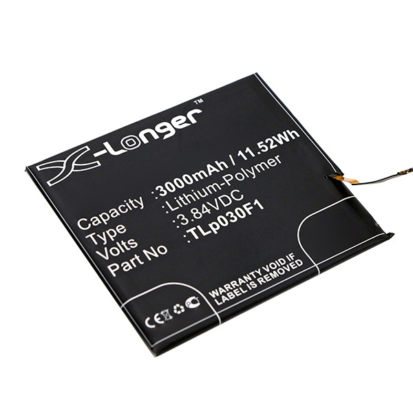 Alcatel DT60BATT / TLp030F1 / TLp030F2 accu (3000 mAh, 123accu huismerk)  AAL00188 - 1