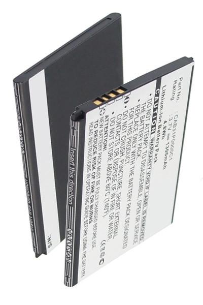 Alcatel TB-4T0058200 / CAB31P0000C1 / BY71 accu (1300 mAh, 123accu huismerk)  AAL00032 - 1