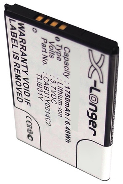 Alcatel TLiB31Y / CAB31Y0014C2 accu (1750 mAh, 123accu huismerk)  AAL00018 - 1