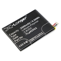 Alcatel TLp025DC / TLp025G2 / TLp025GC accu (2500 mAh, 123accu huismerk)  AAL00191