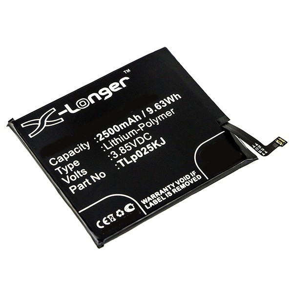 Alcatel TLp025K1 / TLp025KJ accu (2500 mAh, 123accu huismerk)  AAL00207 - 1