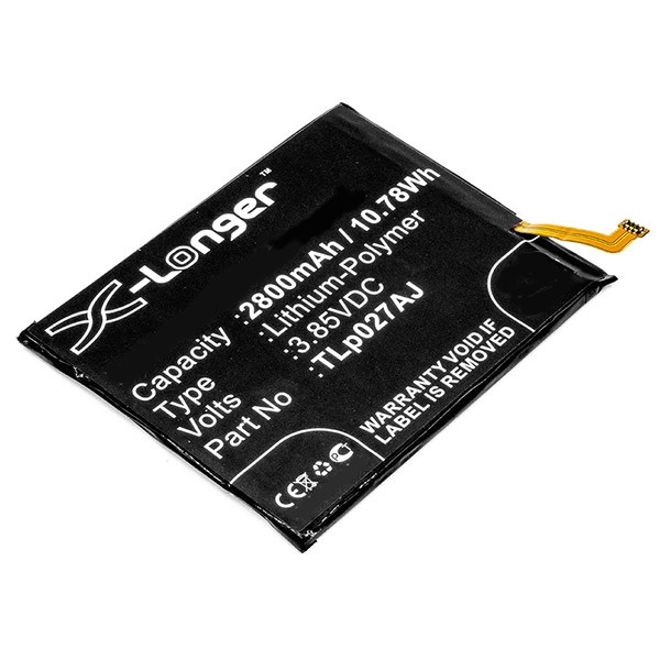 Alcatel TLp027AJ accu (2800 mAh, 123accu huismerk)  AAL00193 - 1