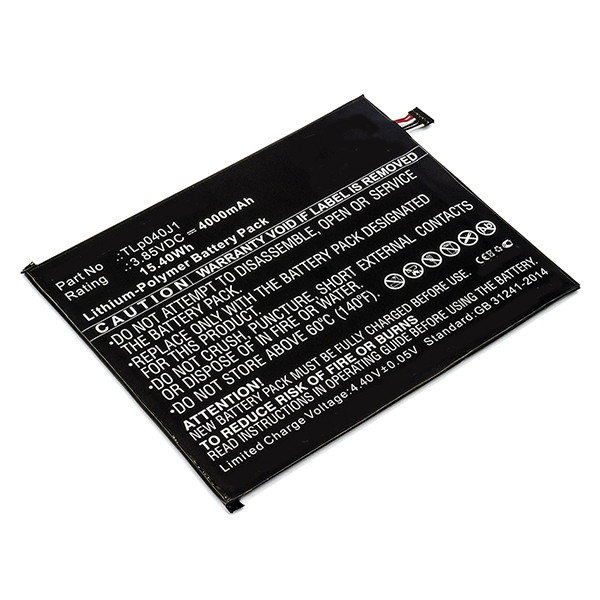 Alcatel TLp040J1 accu (4000 mAh, 123accu huismerk)  AAL00204 - 1