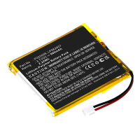 Alecto accupack voor de DBX-60 (3.7 V, 600 mAh, 123accu huismerk)  AAL00310