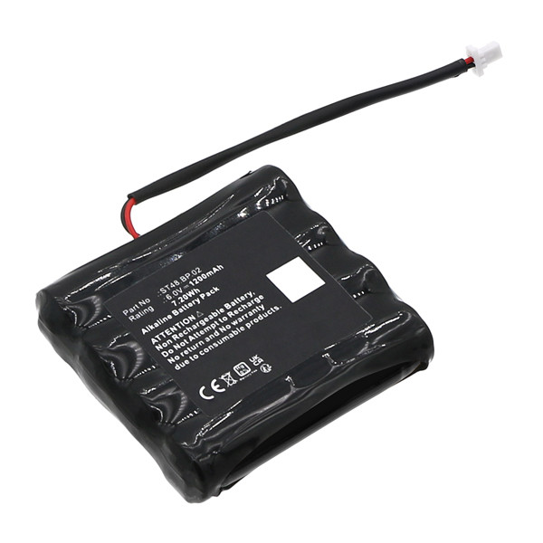 Amadeo ST48.BP.02 accu (6 V, 1200 mAh, 123accu huismerk) AAM00157 - 1