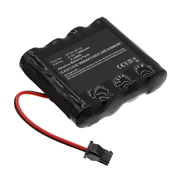 Amadeo ST50.BP.02 accu (6 V, 390 mAh, 123accu huismerk)  AAM00153 - 1
