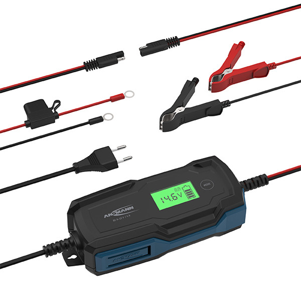 Ansmann 10-staps lader 6V-12V / 4A / 4-120 Ah voor auto en motor AAN00209 - 2