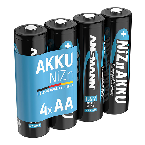 Ansmann AA Ni-Zn batterij 4 stuks (1.6 V, 1600 mAh) AAN00215 - 1