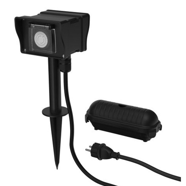 Ansmann AES8 Digitale tijdschakelaar voor buiten (max. 3680W) AAN00225 - 1