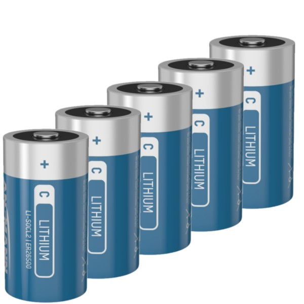 Ansmann Aanbieding: 5 x Ansmann ER26500 / C batterij (3.6V, 8500 mAh, Li-SOCl2)  AAN00112 - 1