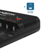 Ansmann Batterij Oplader voor AAA / AA Batterijen + oplaadbare AA Ni-MH batterijen (4 stuks, 2100 mAh) AAN00192 - 4