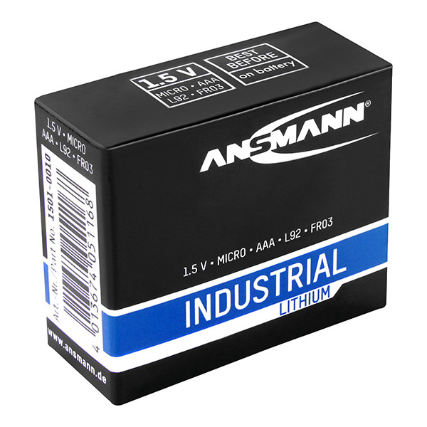 Ansmann Industrial AAA / FR03 Lithium Batterij (10 stuks) AAN00283 - 2