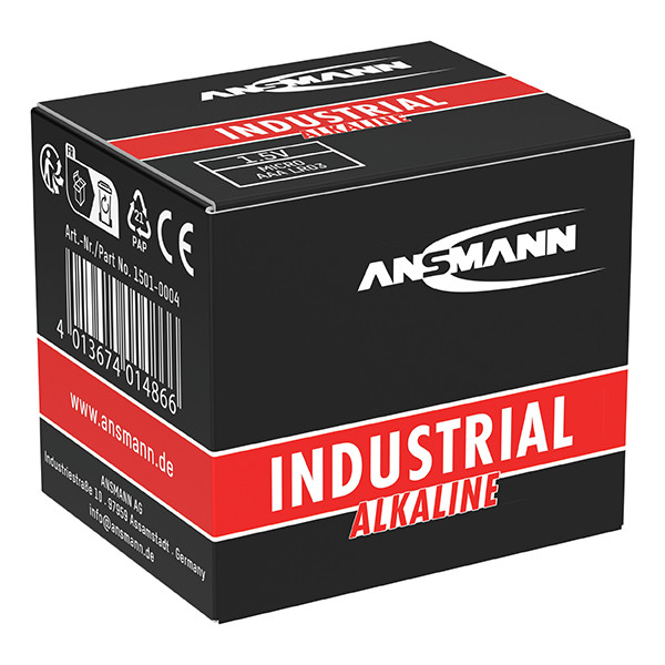 Ansmann Industrial AAA / LR03 / MN2400 Alkaline Batterij (10 stuks) AAN00277 - 2