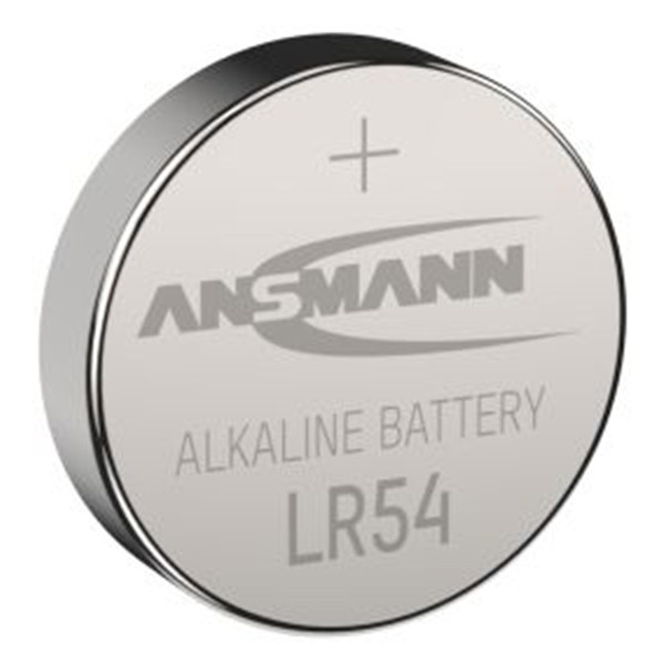 Ansmann LR54 / LR1130 / AG10 Alkaline knoopcel batterij 1 stuk AAN00291 - 1