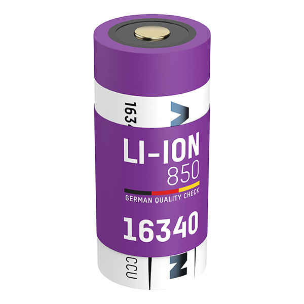 Ansmann Oplaadbare RCR123A / 16340 Lithium Batterij (3.7 V, Li-ion, min. 800 mAh, 1.7A AAN00273 - 1