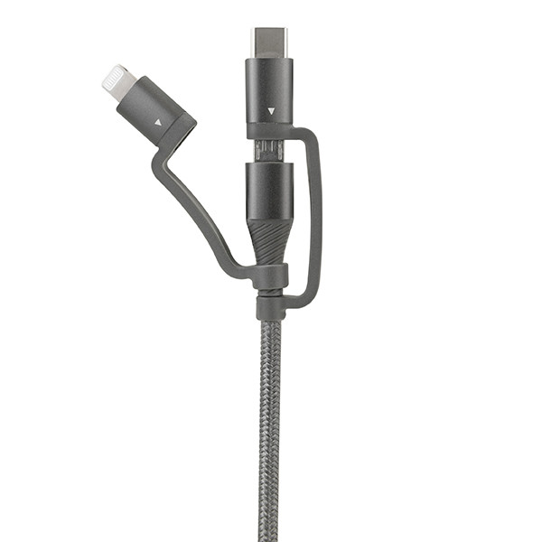 Ansmann USB-A 3-in-1 oplaadkabel voor micro-USB / USB-C / Lightning (1,2 meter) AAN00248 - 2