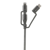Ansmann USB-A 3-in-1 oplaadkabel voor micro-USB / USB-C / Lightning (1,2 meter) AAN00248 - 3