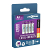 Ansmann USB-C Oplaadbare AA 1,5V Li-ion Batterijen (4 stuks, 1800 mAh)  AAN00094