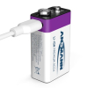 Ansmann USB-C Oplaadbare E-Block 9V Li-ion Batterij (1 stuk, 340 mAh) AAN00097 - 2