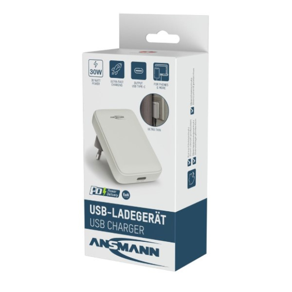 Ansmann USB-C Wandlader 30W (PD3.0, QC3.0 + PPS) AAN00310 - 3