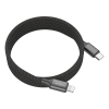 Ansmann USB-C naar Lightning magnetische oplaadkabel 1,2 meter (27W, zwart) AAN00311 - 1