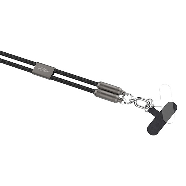 Ansmann USB-C naar Lightning oplaadkabel 1,2 meter (27W, zwart) AAN00314 - 1