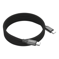 Ansmann USB-C naar USB-C magnetische oplaadkabel 1,2 meter (60W, zwart) AAN00312