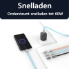 Ansmann USB-C naar USB-C oplaadkabel 1,2 meter (60W, roze) AAN00319 - 4