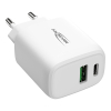 Ansmann USB snellader 20W wit (1x USB-C PD3.0, 1x USB-A QC3.0) AAN00235 - 1