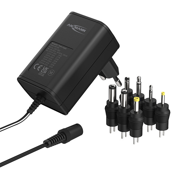 Ansmann universele adapter regelbaar 3V tot 12V (12V, 0.3A, 3.6W) AAN00216 - 3