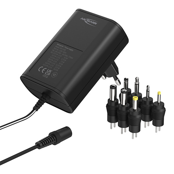 Ansmann universele adapter regelbaar 3V tot 12V (12V, 1.5A, 18W) AAN00219 - 3