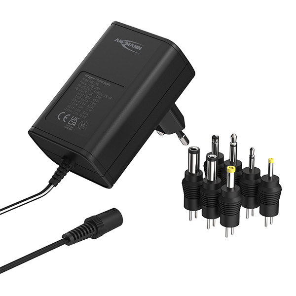 Ansmann universele adapter regelbaar 3V tot 12V (12V, 1A, 12W) AAN00218 - 2