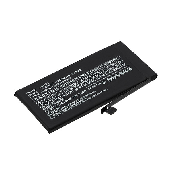 Apple A2471 accu (2550 mAh, 123accu huismerk)  AAP00632 - 1