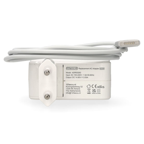 Apple Magsafe 2 Power Adapter 45W (123accu huismerk) ADR00263 - 2