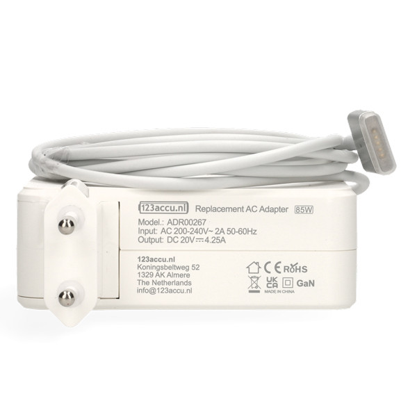 Apple Magsafe 2 Power Adapter 85W (123accu huismerk)  ADR00267 - 2