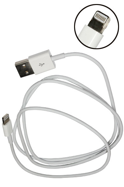 Apple USB naar lightning kabel 1 meter (123accu huismerk)  ANB00029 - 1