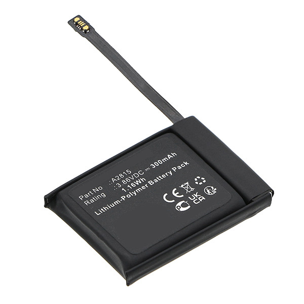 Apple Watch Series 8 45mm / A2815 accu (3.85 V, 300 mAh, 123accu huismerk)  AAP00682 - 1